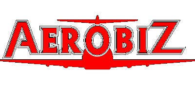 Aerobiz logo for Super Nintendo
